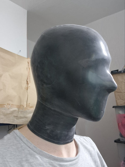 Latex mannequin hood