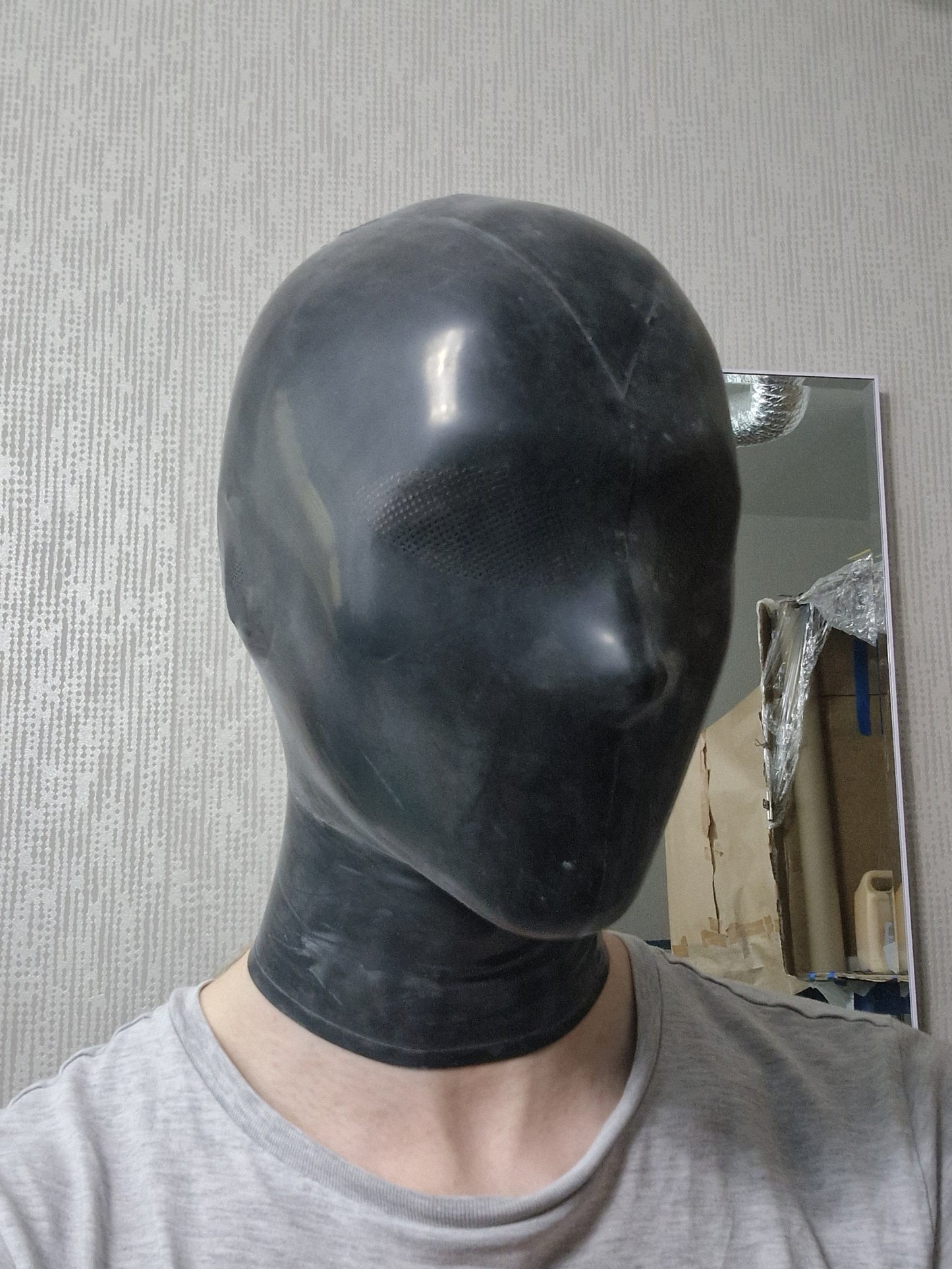 Latex mannequin hood