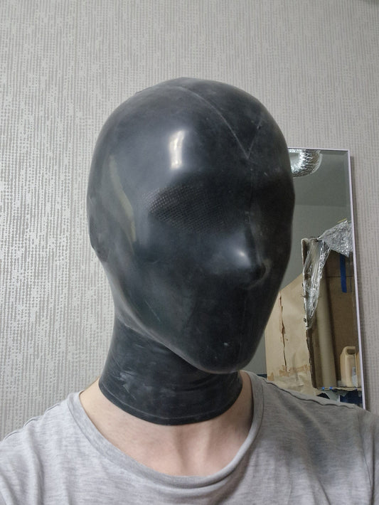 Latex mannequin hood