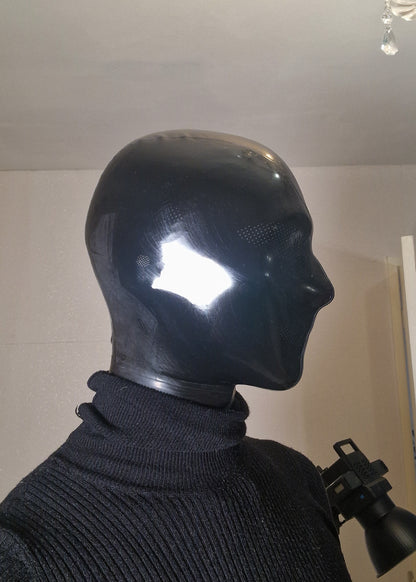Latex mannequin hood