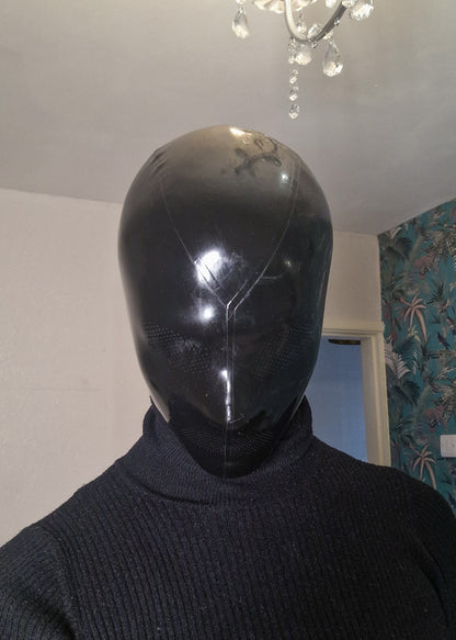 Latex mannequin hood