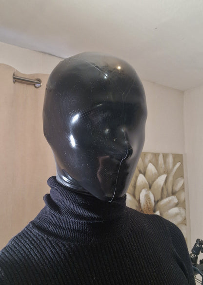 Latex mannequin hood